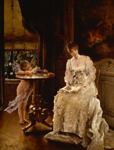 Sogno ad occhi aperti da Alfred Emile Stevens