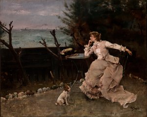 In Deep Thought da Alfred Emile Stevens