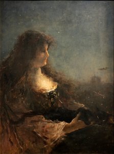 La notte, XIX secolo da Alfred Emile Stevens