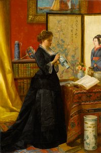Il collezionista di porcellane da Alfred Emile Stevens
