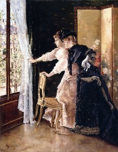 Guardando il fidanzato passare, 1886