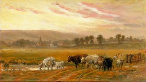 Tramonto vicino ad Amberley da Alfred Fitzwalter Grace