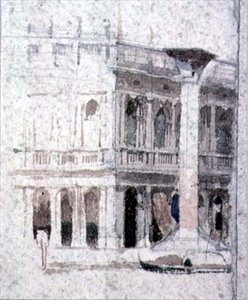 Un edificio a Venezia, vicino a San Marco, XIX secolo da Alfred Emile Stevens