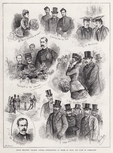 Royal Military College, Oxford, Presentazione dei premi da parte di SAR il Duca di Connaught da Alfred Gish Bryan