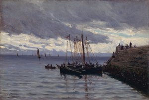 Arrivo dei pescatori di sardine da Alfred Guillou