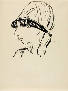 Testa di ragazza da Alfred H. Maurer