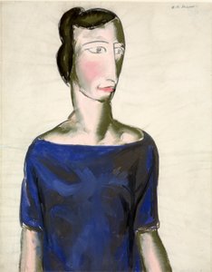 Ritratto di ragazza da Alfred H. Maurer