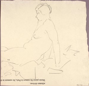 Nudo reclinato da Alfred H. Maurer