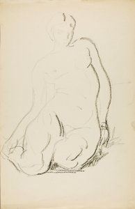 Nudo seduto