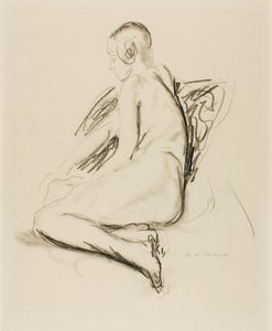 Nudo seduto