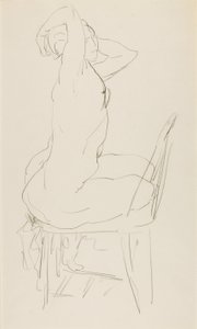 Nudo seduto da Alfred H. Maurer