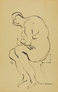 Nudo seduto da Alfred H. Maurer