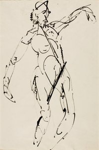 Nudo in piedi da Alfred H. Maurer