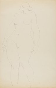 Nudo in piedi da Alfred H. Maurer