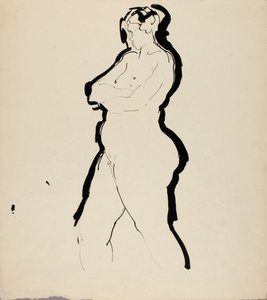 Nudo in piedi da Alfred H. Maurer