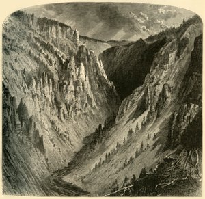 Cañon dello Yellowstone