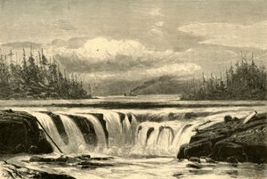 Cascate del Willamette, 1872 da Alfred Harral