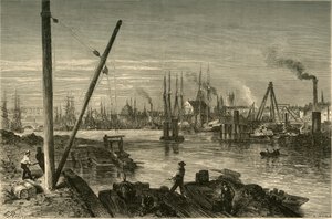 Filadelfia, dal Nuovo Ponte di South-Street da Alfred Harral