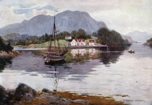 Godosund, Fiordo di Hardanger da Alfred Heaton Cooper