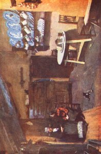 Distretto dei Laghi: Una Vecchia Cucina di Locanda, Coniston da Alfred Heaton Cooper