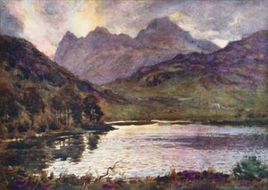 Distretto dei Laghi: Blea Tarn e Langdale Pikes da Alfred Heaton Cooper