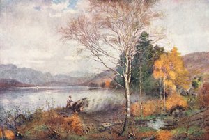 Distretto dei Laghi: Carbonai, Lago Coniston da Alfred Heaton Cooper