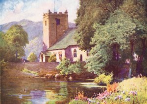 Distretto dei Laghi: Chiesa di Grasmere da Alfred Heaton Cooper