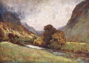 Distretto dei laghi: La valle di San Giovanni, vicino a Keswick da Alfred Heaton Cooper