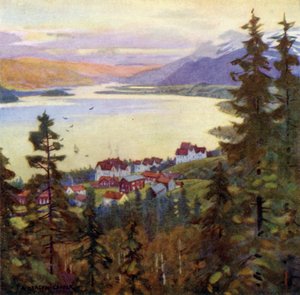 Lago e villaggio di Are
