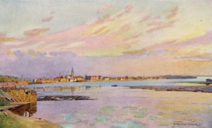 Lulea, Lapponia, il porto di esportazione del minerale di ferro da Alfred Heaton Cooper