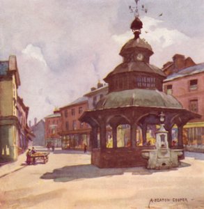 Market Cross, North Walsham, Norfolk da Alfred Heaton Cooper