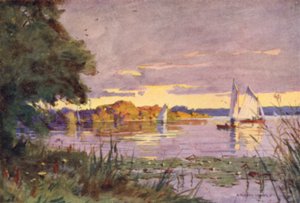 Oulton Broad, Suffolk da Alfred Heaton Cooper