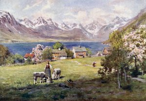 Romsdalfjord, da Naes da Alfred Heaton Cooper