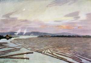 Legname sul fiume Angerman, Harnosand
