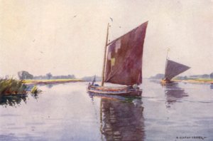 Barche sul Waveney, Suffolk