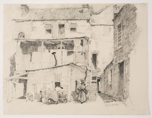 Lunedì mattina a Charlestown, 1877-1922 circa (matita) da Alfred Heber Hutty