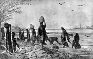 Donne fellah al bordo del Nilo, 1872