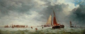 Spiaggia di Scheveningen da Alfred Herbert