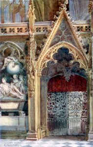 Ingresso al coro, Abbazia di Westminster, 1902