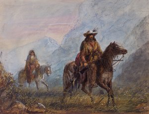 Capitano Joseph Rutherford Walker, c.1837 da Alfred Jacob Miller