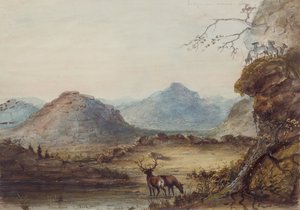 Formazioni rocciose vicino al Sweet Water, c.1837 da Alfred Jacob Miller