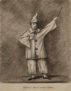 Gabriel Ravel come clown da Alfred Jacob Miller