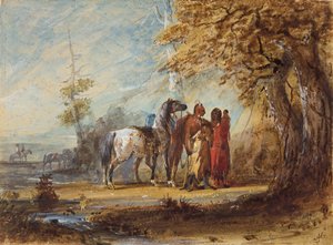 Famiglia indiana, c.1837 da Alfred Jacob Miller