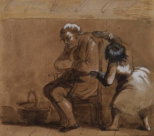 Vorrei scambiare il nonno da Alfred Jacob Miller