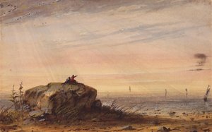 Costa del mare, c.1837 da Alfred Jacob Miller