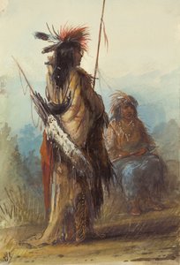 Shoshones, Green River, c.1837 da Alfred Jacob Miller