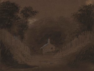Piccola casa tra gli alberi da Alfred Jacob Miller