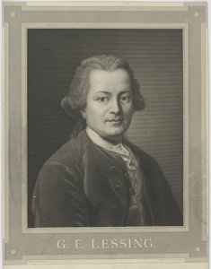 Ritratto di Gotthold Ephraim Lessing 1729-1781, c. 1840