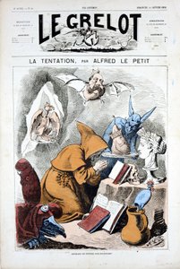 Copertina di Le Grelot, numero 40, satirico a colori da Alfred Le Petit