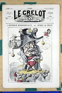 Copertina di "Le Grelot", numero 45, Satirico a Colori